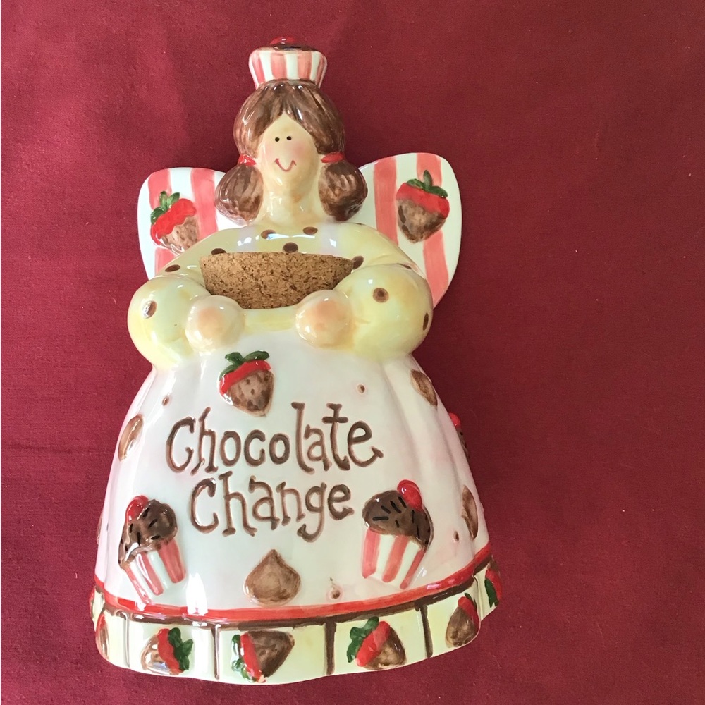 Ceramic Chocolate Change Angel Bank